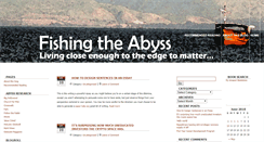 Desktop Screenshot of fishingtheabyss.com